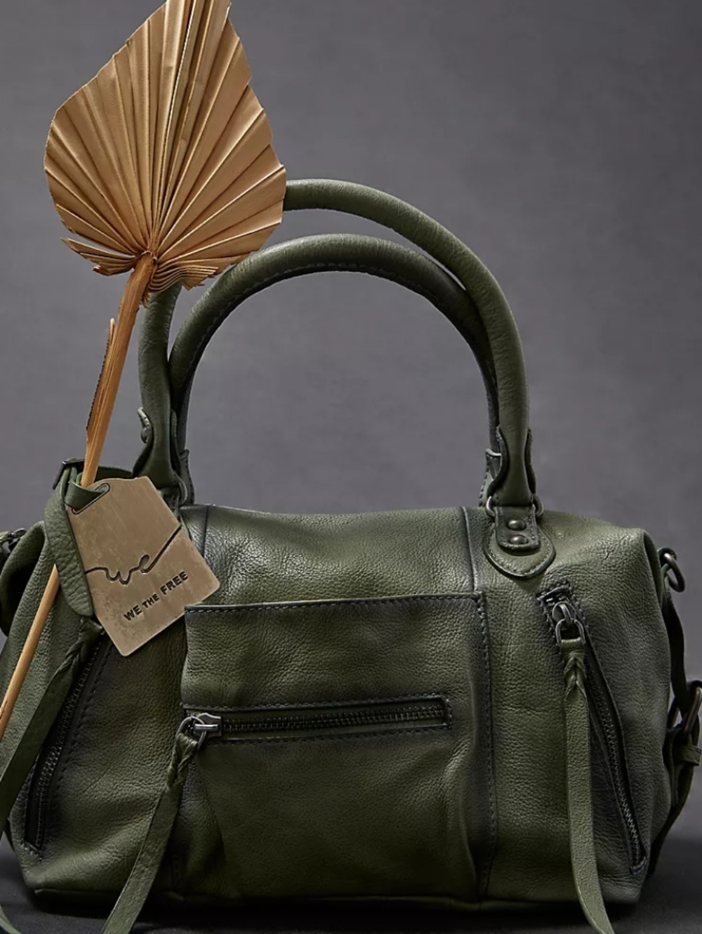 We The Free Olive Green Baby Emerson Bag * NWT *Gorgeous - Picture 3 of 5
